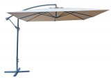 ROJAPLAST 8080 függő napernyő, hajtókarral - bézs - 270 x 270 cm