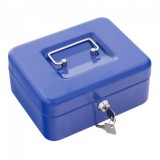 Rottner Traun2 pénzkazetta kulcsos zárral kék színben 90x200x165mm