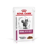 Royal Canin Veterinary Royal Canin Feline Renal with Beef Wet - Alutasakos 12 x 85 g