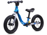 RoyalBaby Run Little Knight Futókerékpár-Fújható Kerék-Alumínium Váz-Állítható Ülés Magasság-Lábtartóval-12″-Metál Kék