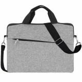 rpr Laptop táska, 12-14" laptophoz vagy táblagéphez, válltáska, cipzáras, szövet, szürke