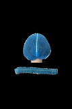 Safety First Detektálható duplagumis hajháló - Kék - 100 db