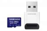 Samsung 128GB microSDXC Pro Plus Class10 U3 A2 V30 adapter nélkül  MB-MD128KB/WW
