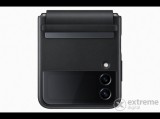 Samsung Galaxy Z Flip 4 bőr tok, Fekete