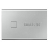 Samsung T7 Touch ujjlenyomatolvasós külső SSD ezüst 2000GB USB 3.2 (MU-PC2T0S/WW (MU-PC2T0S/WW) - Külső SSD
