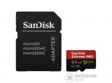 SanDisk MicroSD Extreme Pro kártya 64GB, 200/90 MB/s, A2 C10 V30 UHS-I U3 (214503)