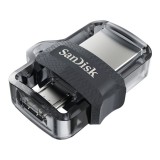SanDisk Ultra Dual Drive m3.0 32GB Szürke & Ezüst (150MB/s olvasási sebesség)