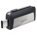 SanDisk Ultra® DUALTM USB 3.1 128GB + USB TYPE-C  / Mobil memória, Android APP, 150 MB/s
