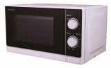 Sharp Home Appliances R-200WW mikrohullámú sütő 20 L 800 W Fekete, Fehér