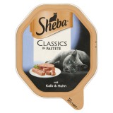Sheba Classics alutálkás eledel borjú-csirke 22 x 85 g