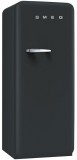 SMEG FAB28RDBLV5 retro egyajtós hűtőszekrény - jobbos - fekete bársony