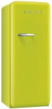 SMEG FAB28RLI5 retro egyajtós hűtőszekrény - jobbos -  lime zöld