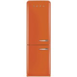 SMEG FAB32LOR5 szabadonálló alulfagyasztós kombinált retro hűtőszekrény - narancssárga - balos