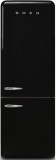 SMEG FAB38RBL5 szabadonálló retro alulfagyasztós hűtőszekrény - jobb oldali pánt - fekete