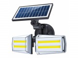 Solar Microwave Induction Light Intelligens, mozgásérzékelős, napelemes 80COBLED fali lámpa