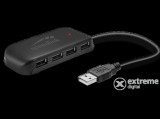 Speedlink SNAPPY EVO SL-140005-BK 7 portos USB 2.0 aktív Hub, fekete