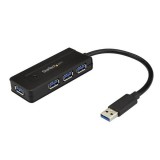 StarTech.com 4 portos Mini USB Hub 3.0 (ST4300MINI) (ST4300MINI) - USB Elosztó