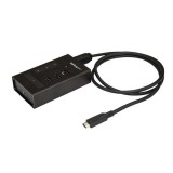 StarTech.com 4 portos USB 3.0 Hub fekete (HB30C3A1CST) (HB30C3A1CST) - USB Elosztó
