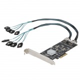 StarTech.com 8x SATA bővítő kártya PCIe (8P6G-PCIE-SATA-CARD) (8P6G-PCIE-SATA-CARD) - Bővítő kártyák