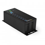 StarTech.com Metal Industrial 7 portos ipari Hub/Power Adapter (HB30A7AME) (HB30A7AME) - USB Elosztó