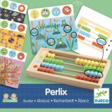 Számolás abakuszon - Gondolkodási műveletet fejlesztő játék - Perlix - Abacus - Djeco - DJ08348