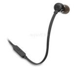T 110  fülhallgató headset (fekete) (JBLT110BLK)