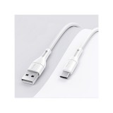 Töltő és adatkábel USB/Type-C csatlakozóval 3A 1.2 méter Usams SJ501 U68 fehér