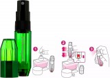 Travalo Perfume Pod Ice Utántölthető 5ml Parfümszóró Utazáshoz Zöld