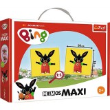 Trefl Bing és barátai Maxi memória játék 24db-os (02265) (TR02265) - Kirakós, Puzzle