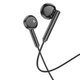 Type-C csatlakozós vezetékes fülhallgató, stereo headset Borofone BM82 Art (DAC) fekete