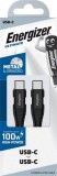 USB kábel, USB-C - USB-C, 2m, ENERGIZER, szürke (EKA01)