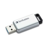 Verbatim Secure Pro USB flash meghajtó 64 GB USB A típus 3.2 Gen 1 (3.1 Gen 1) Fekete, Szürke