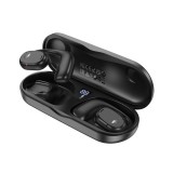 Vezeték nélküli Bluetooth Stereo fülhallgató headset Borofone BW41 Prestige TWS fekete