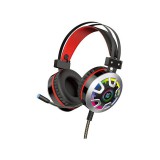 Vezetékes gamer fejhallgató, headset 3,5 mm-es Jack csatlakozóval Kakusiga KSC-453 fekete