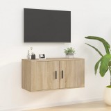 vidaXL Sonoma tölgy fali TV-szekrény 80 x 34,5 x 40 cm