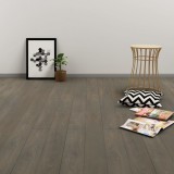 vidaXL Szürke és barna öntapadós PVC padlódeszkák 4,46 m² 3 mm