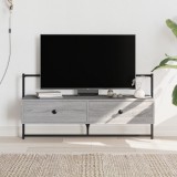vidaXL Szürke sonoma színű szerelt fa fali TV szekrény 100,5x30x51 cm