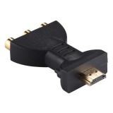 WPower HDMI - 3xRCA átalakító, fekete