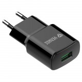 Yenkee YAC 2023BK hálózati USB töltő Quick Charge 3.0 fekete (YAC2023BK) - Töltők