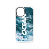 YOOUP Mintás telefontok Ocean iPhone 13 fehér kerettel