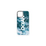 YOOUP Mintás telefontok Ocean iPhone 13 Pro Max fehér kerettel