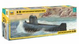 Zvezda Submarine K-19 &#039;Hotel Class&#039; tengeralattjáró makett 1:350 9025