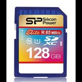 128GB SDXC Silicon Power Elite U1 (SP128GBSDXAU1V10) (SP128GBSDXAU1V10) - Memóriakártya