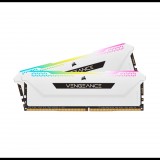 16GB 3600MHz DDR4 RAM Corsair Vengeance RGB Pro SL CL18 White (2x8GB) (CMH16GX4M2D3600C18W) (CMH16GX4M2D3600C18W) - Memória