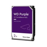 2 TB Western Digital Purple HDD (3,5", SATA3, 5400 rpm, 64 MB cache)