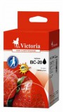 20 Tintapatron és fej BJC-2000, 2100 nyomtatókhoz, VICTORIA fekete, 44ml (kompatibilis)