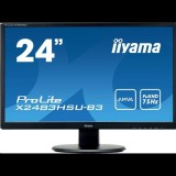24" iiyama ProLite X2483HSU-B3 LED monitor fekete (X2483HSU-B3) - Monitor