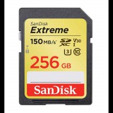 256GB SDXC Sandisk Extreme CL10 U3 V30 (SDSDXV5-256G-GNCIN) (SDSDXV5-256G-GNCIN) - Memóriakártya