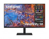 32" Samsung ViewFinity S8 LCD monitor fekete (LS32B800PXUXEN)