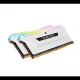 32GB 3600MHz DDR4 RAM Corsair Vengeance RGB Pro SL CL18 White (2x16GB) (CMH32GX4M2D3600C18W) (CMH32GX4M2D3600C18W) - Memória